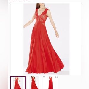 BCBG Max azria red gown bought used on Poshmark.